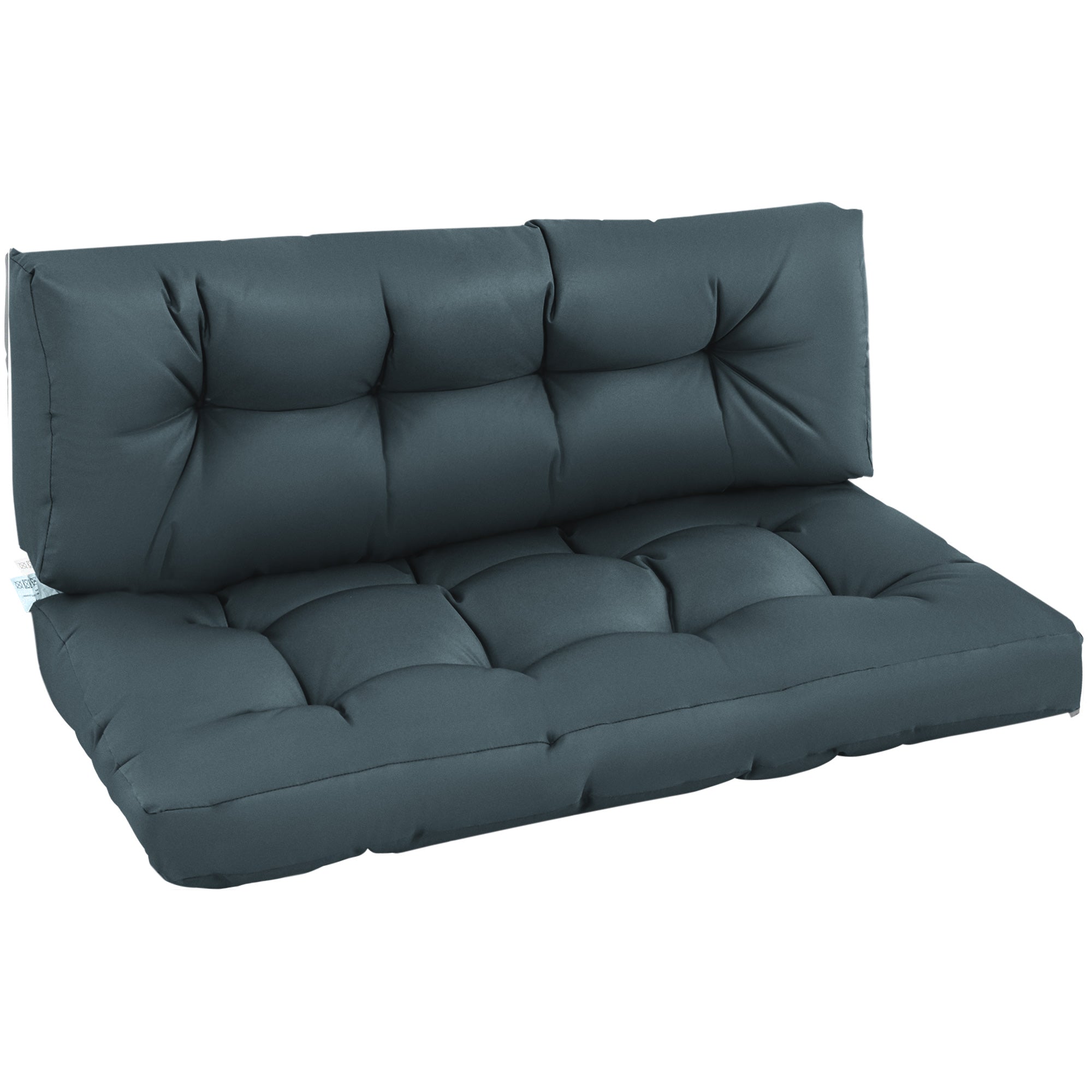 Outsunny  Seat Cushion Set - Grey  | TJ Hughes