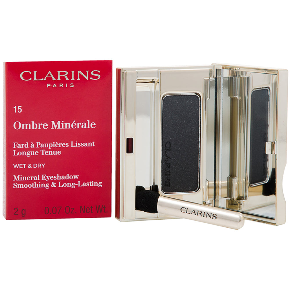 Clarins Ombre Minérale Smoothing & Long-Lasting 15 Black Sparkle Eye Shadow 2g
