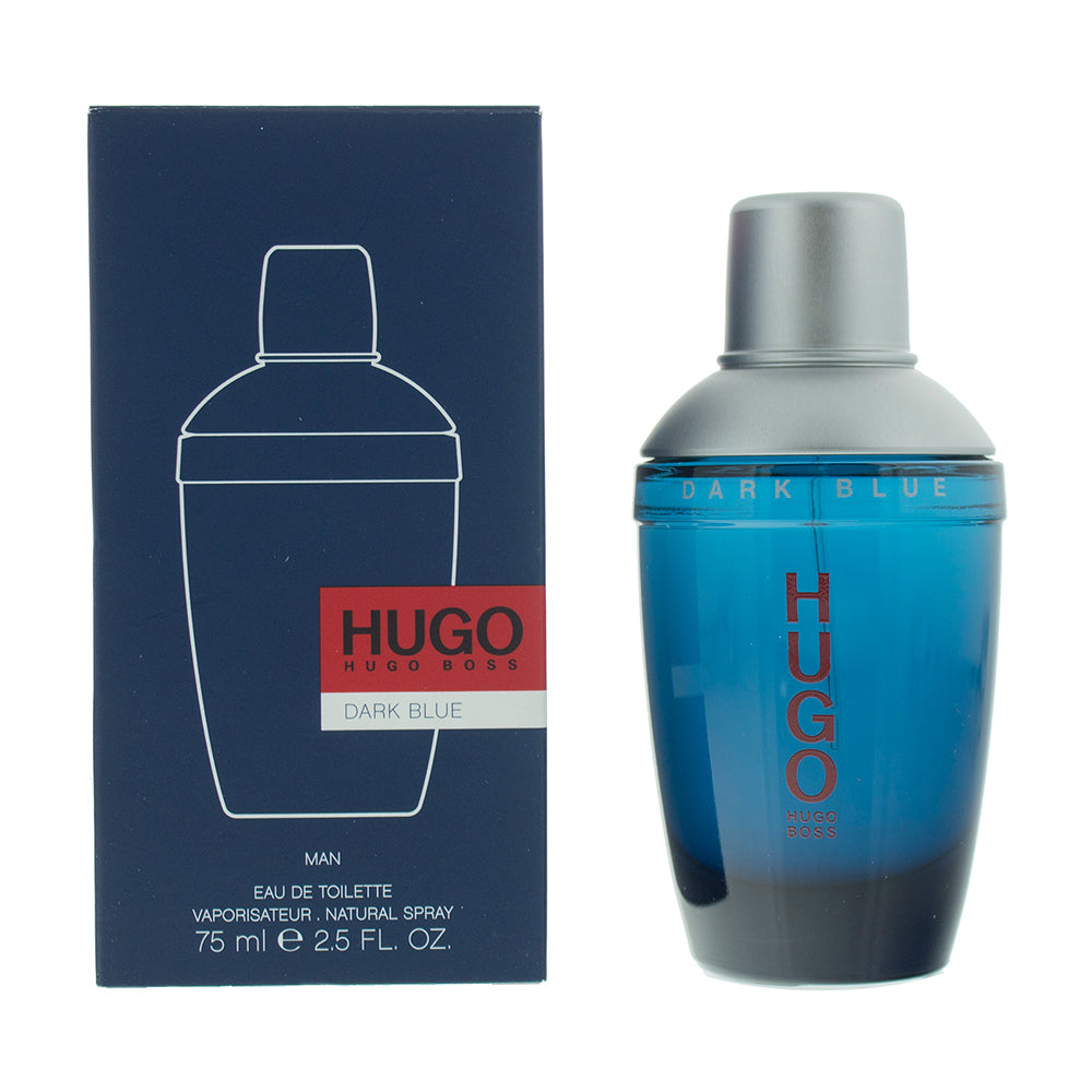Hugo Boss Dark Blue 75ml Eau De Toilette Mens Fragrance Spray Gift For Him
