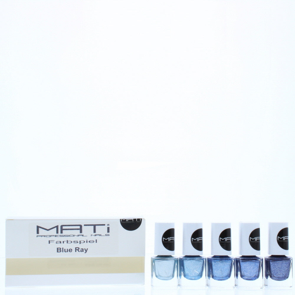 Mati 5 X Blue Ray Nail Polish 5ml  | TJ Hughes