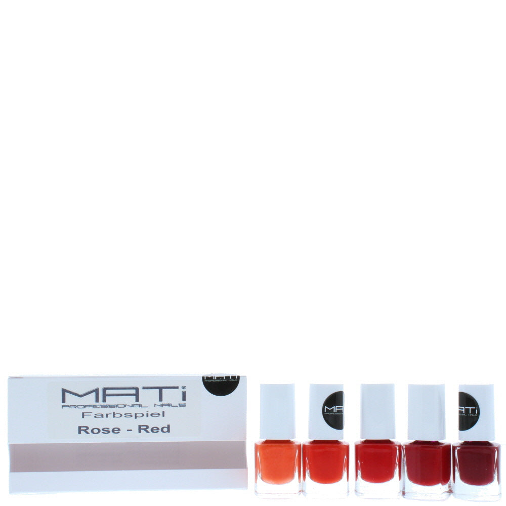 Mati 5 X Rose - Red Nail Polish 5ml  | TJ Hughes