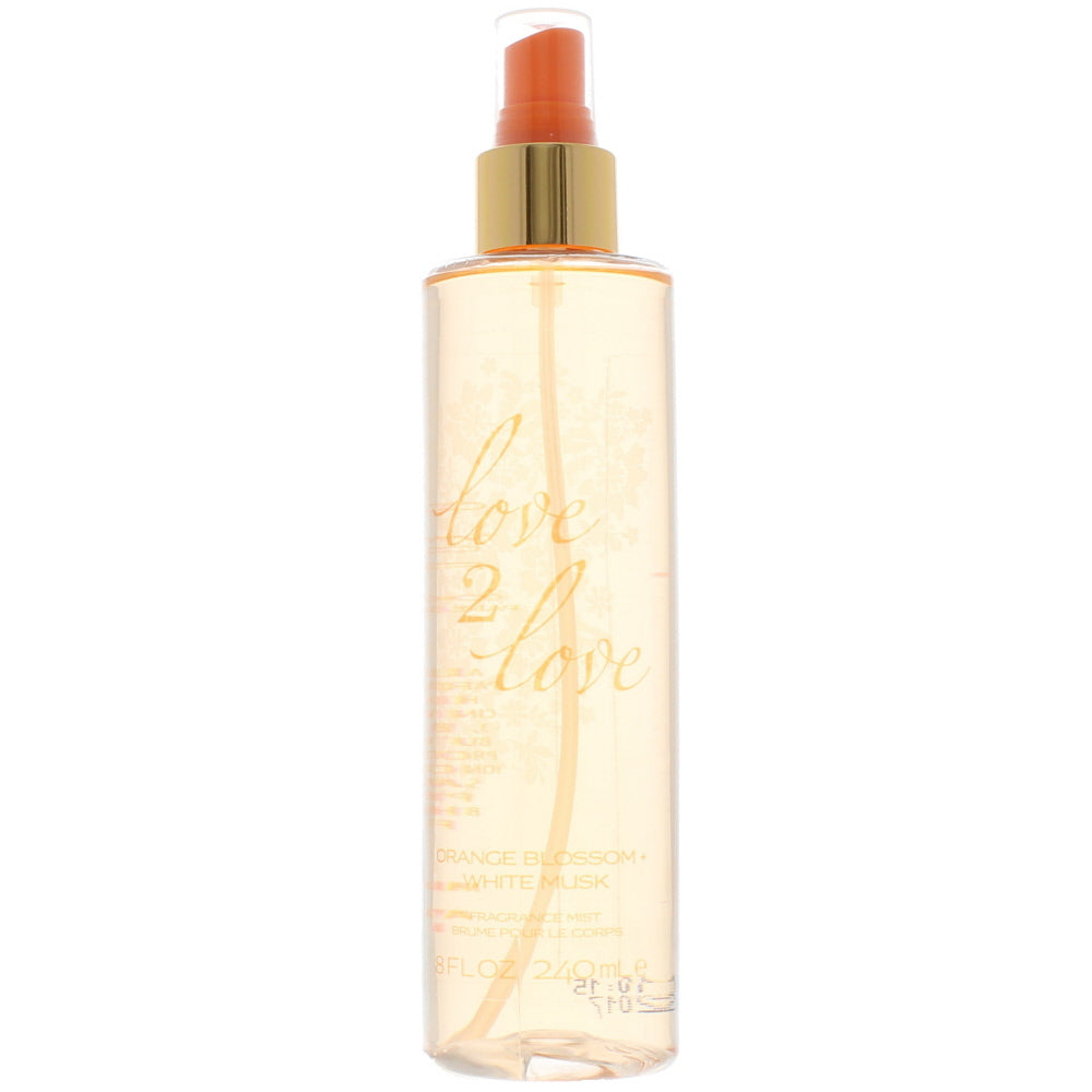 Love 2 Love Orange Blossom + White Musk Fragrance Mist 240ml  | TJ Hughes