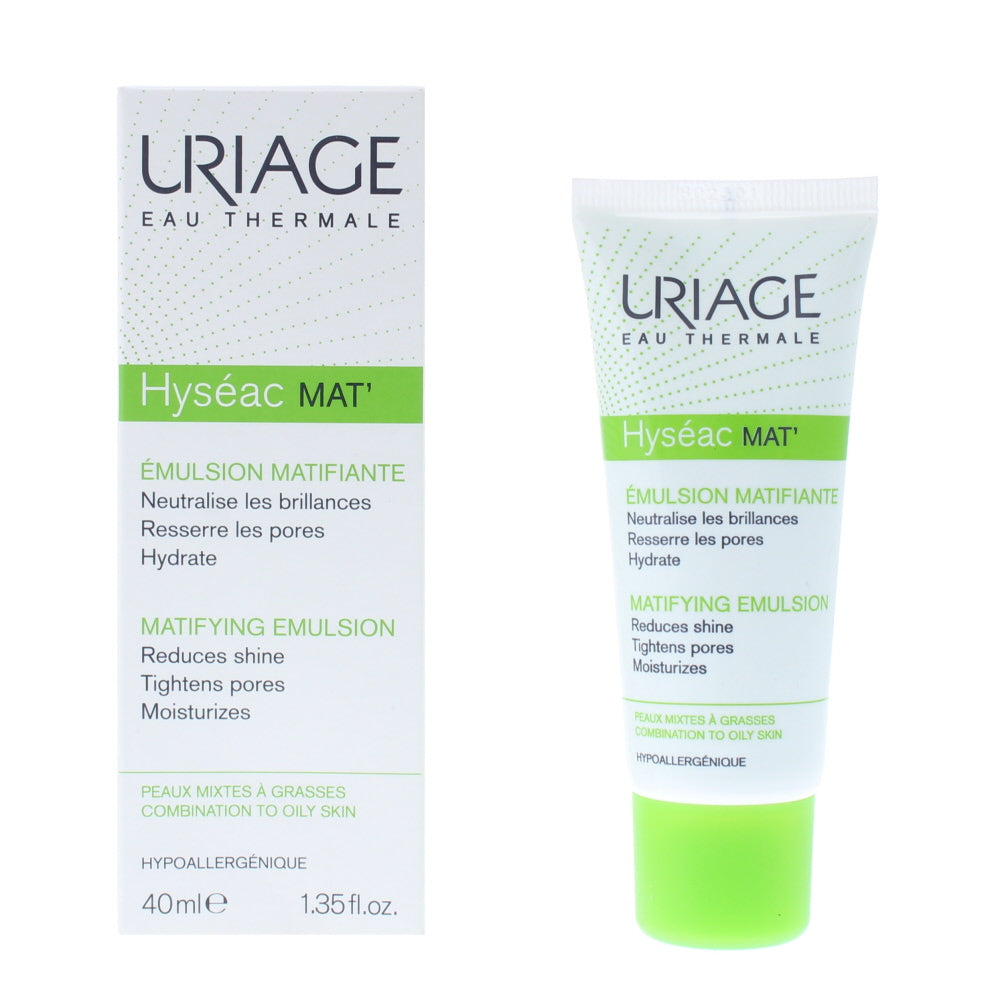 Uriage Hyséac Mat' Mattifying Combination To Oily Skin Emulsion 40ml