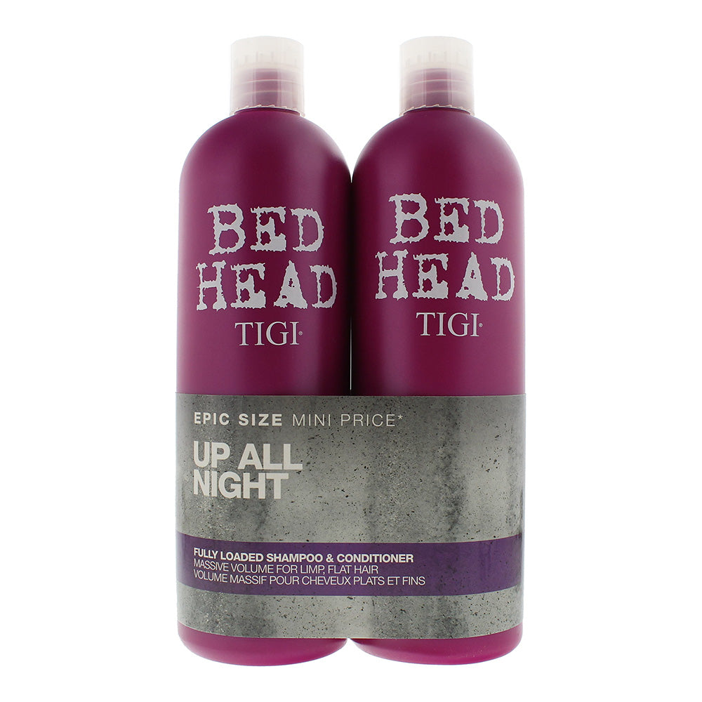 Tigi Bed Head Up All Night Fully Loaded Shampoo & Conditioner 750ml Duo Pack