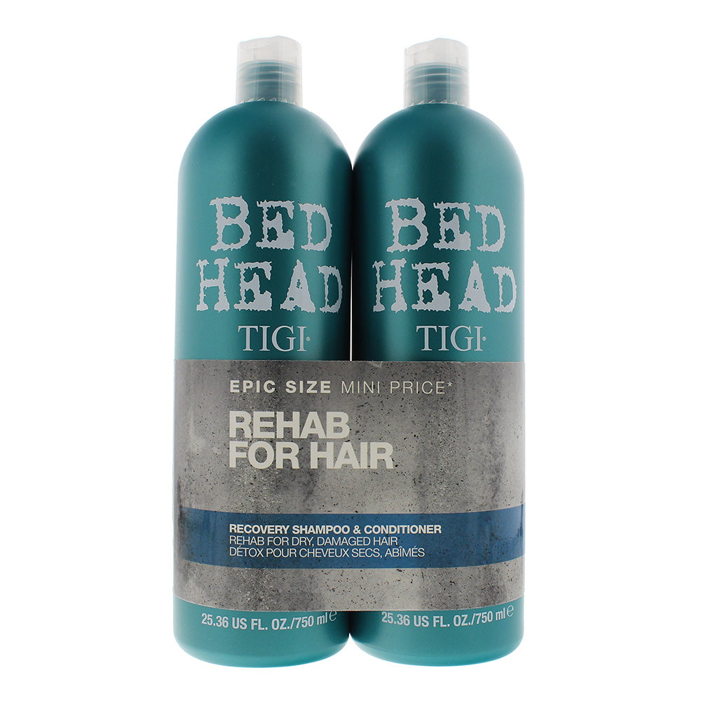 Tigi Bed Head Rehab For Hair Recovery Shampoo & Conditioner 750ml Duo Pack