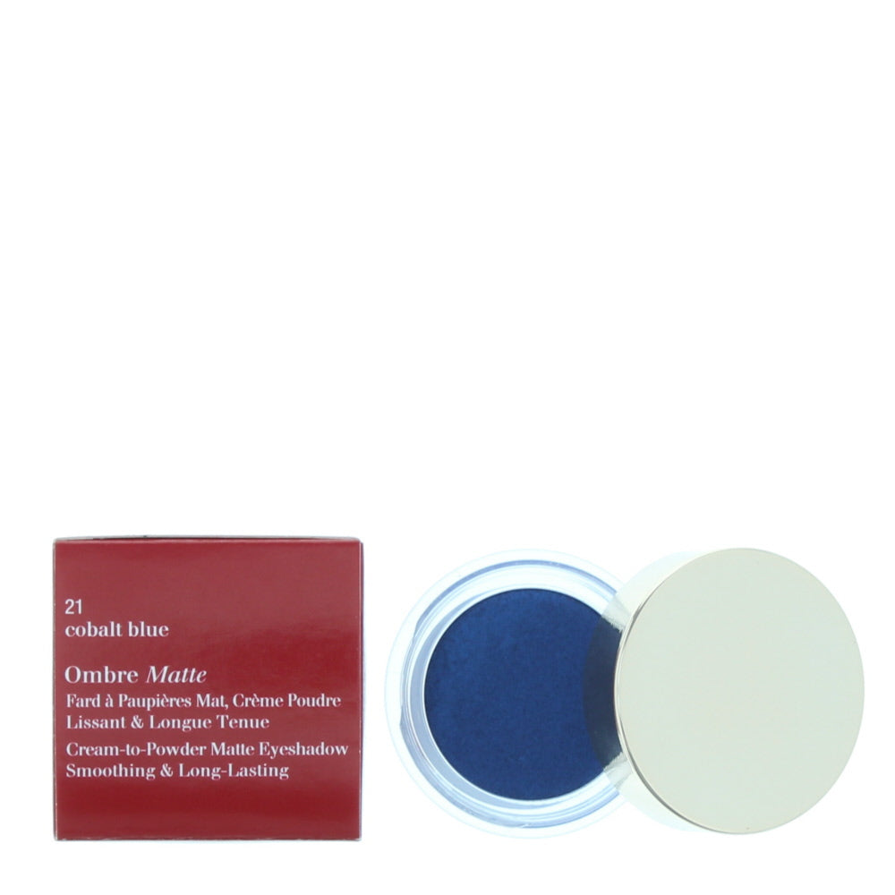Clarins Ombre Matte Cream-To-Powder 21 Cobalt Blue Eye Shadow 7g  | TJ Hughes