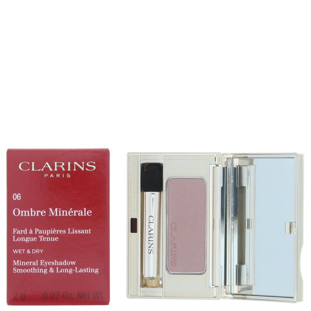 Clarins Ombre Minérale Smoothing Long-Lasting 06 Tea Rose Eye Shadow 2g