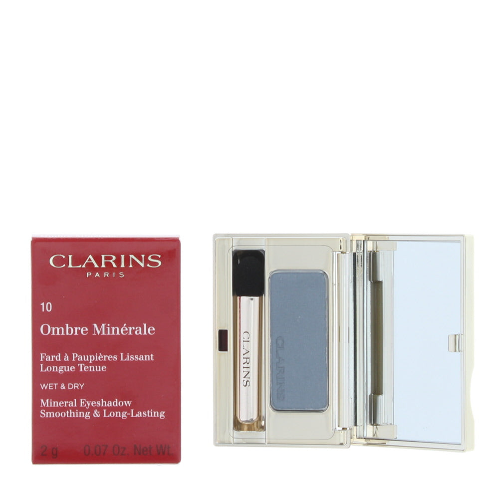 Clarins Ombre Minérale Smoothing Long-Lasting 10 Slate Blue Eye Shadow 2g