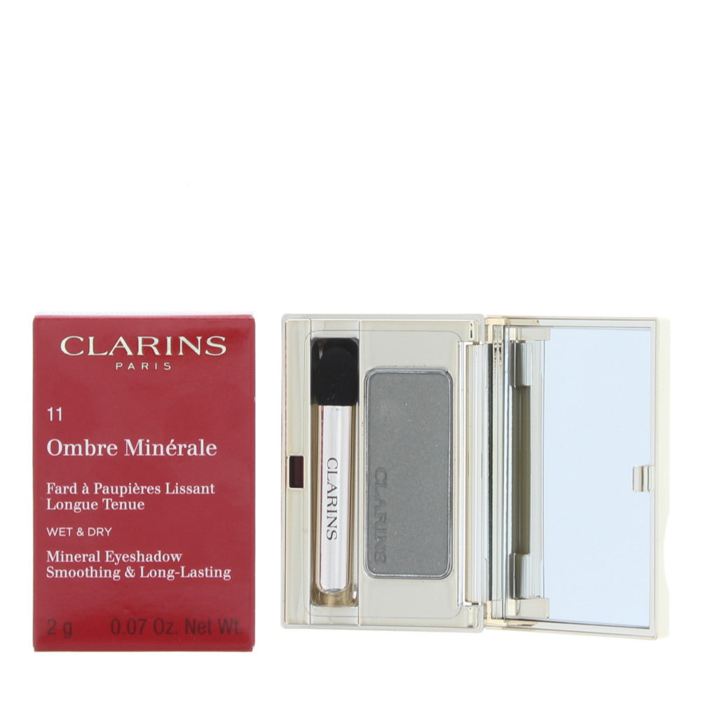 Clarins Ombre Minerale Smoothing & Long-Lasting 11 Silver Green Cosmetics 2g  | TJ Hughes