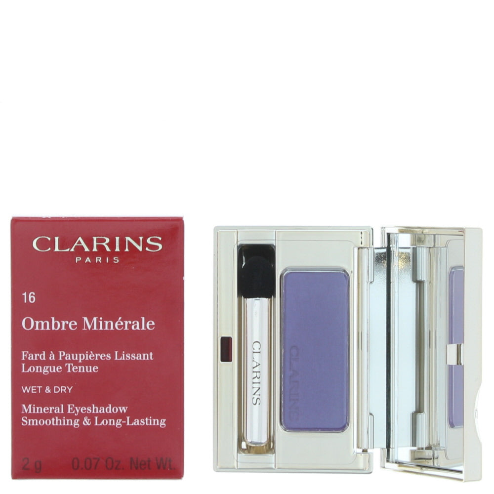 Clarins Ombre Minérale Smoothing Long-Lasting 16 Vibrant Violet Eye Shadow 2g