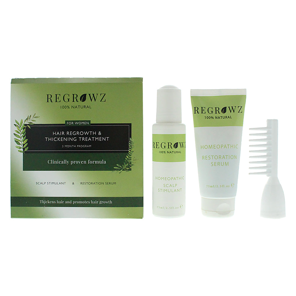 Regrowz Hair Regrowth & Thickening Treatment Three Month Program For Women  | TJ Hughes