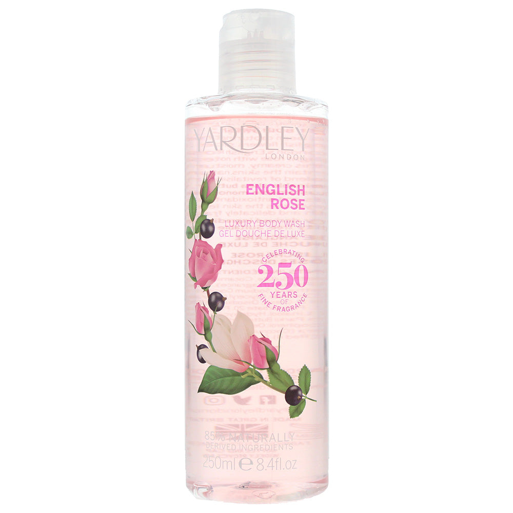 Yardley English Rose Body Wash 250ml  | TJ Hughes