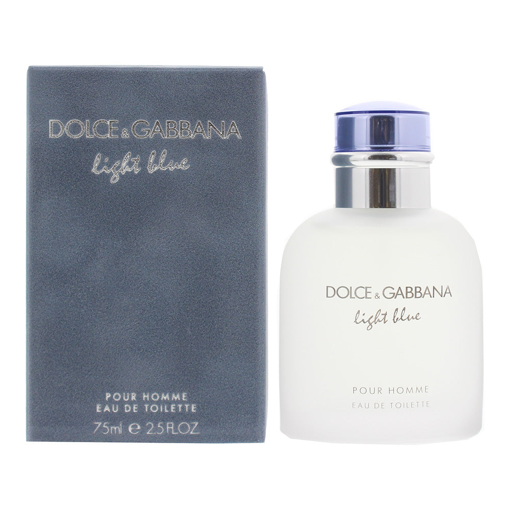 Dolce & Gabbana Light Blue Pour Homme Eau de Toilette 75ml  | TJ Hughes