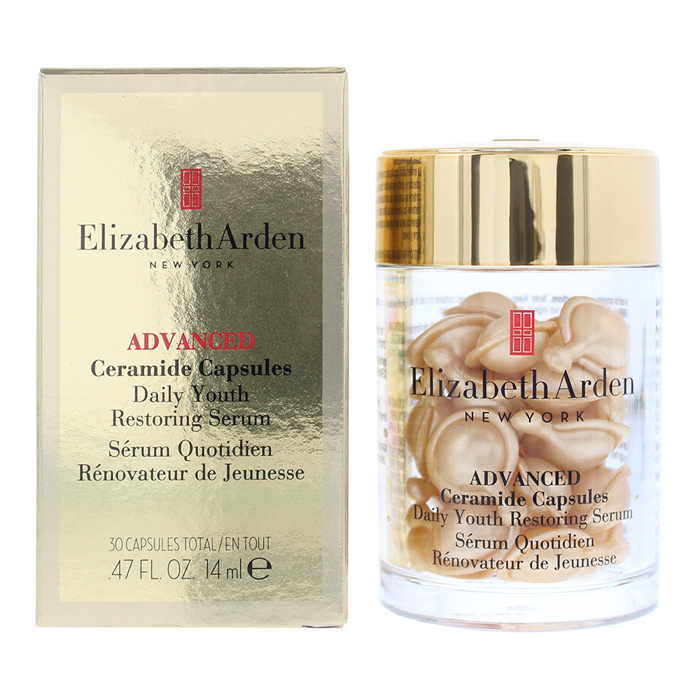 Elizabeth Arden Advanced Ceramide Capsules X 30 Daily Youth Restoring Serum 14ml  | TJ Hughes