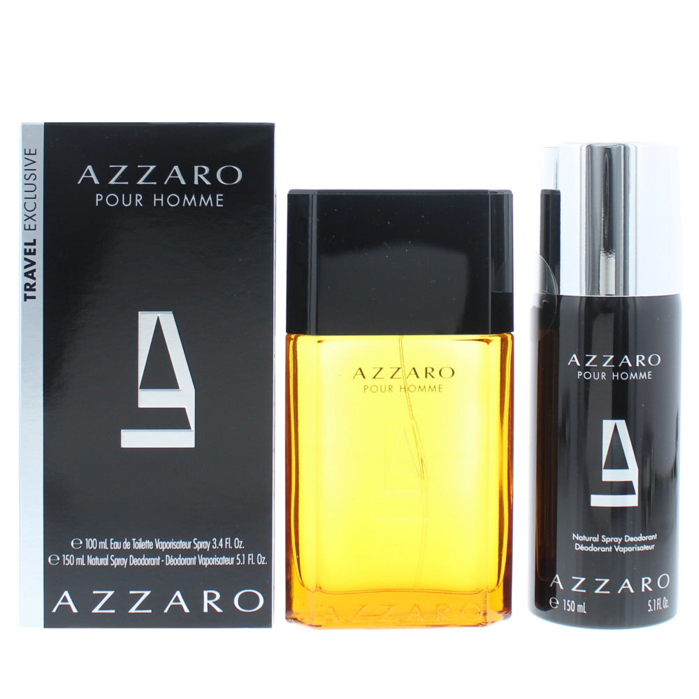Azzaro Pour Homme Travel Exclusive Eau de Toilette 2 Pieces Gift Set
