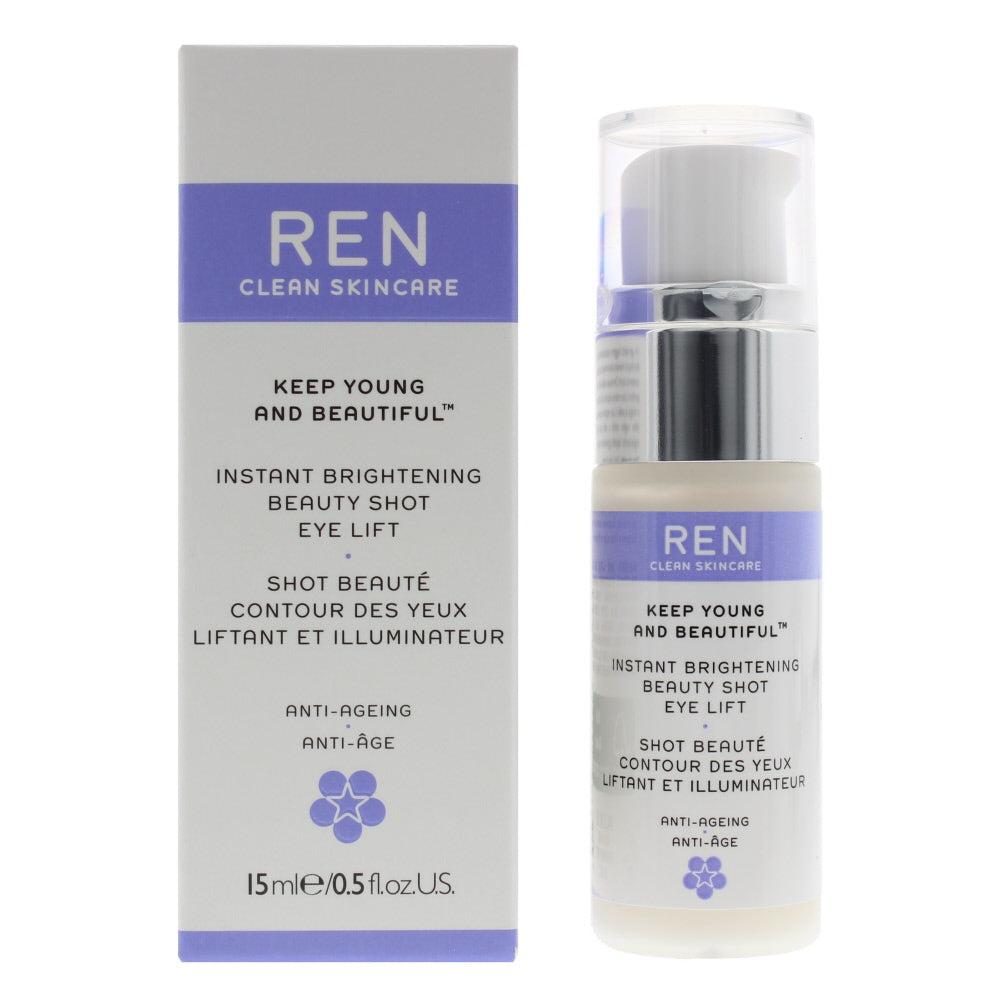 Ren Keep Young And Beautiful Instant Brightening Beauty Shot Eye Lift Eye Serum 15ml  | TJ Hughes