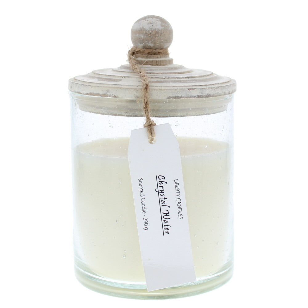 Liberty Candle Chrystal Water Candle 280g - TJ Hughes