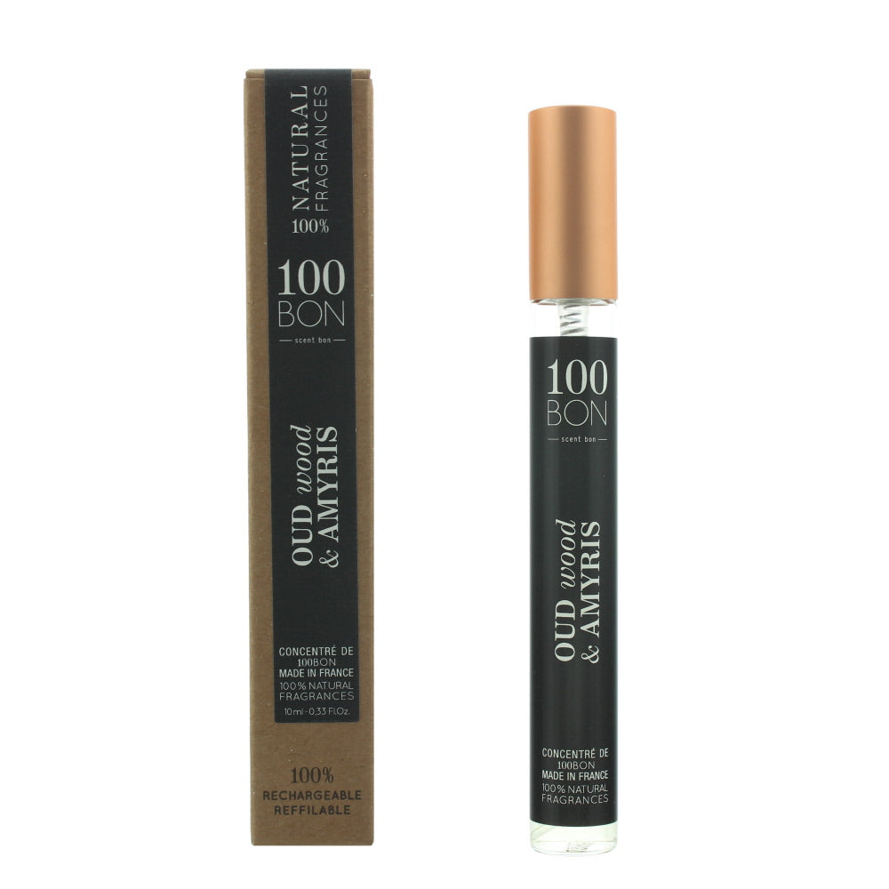 100 Bon Oud Wood  Amyris Concentre Refillable Eau de Parfum 10ml  | TJ Hughes