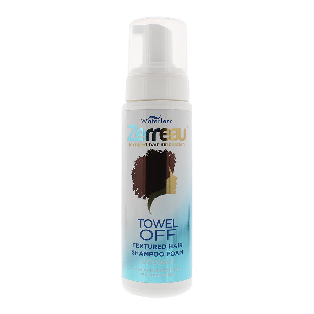 Zerreau Towel Off Textured Hair Shampoo Foam 180ml  | TJ Hughes