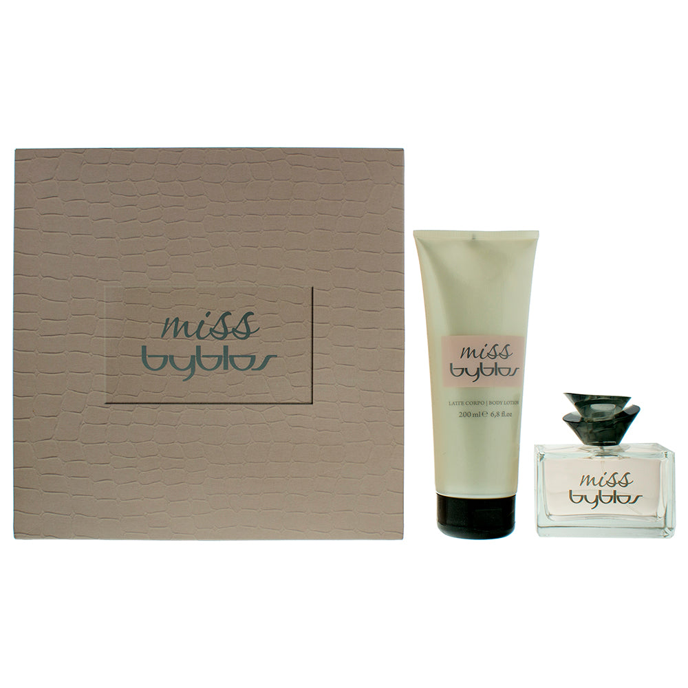 Byblos Miss Byblos 2 Piece Gift Set: Eau De Parfum 100ml - Body Lotion 200ml  | TJ Hughes