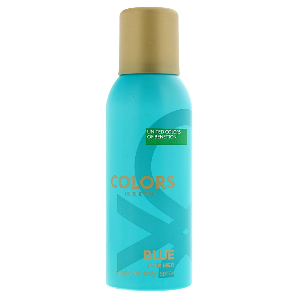 Benetton Colours De Benetton Blue Deodorant Spray 150ml - TJ Hughes