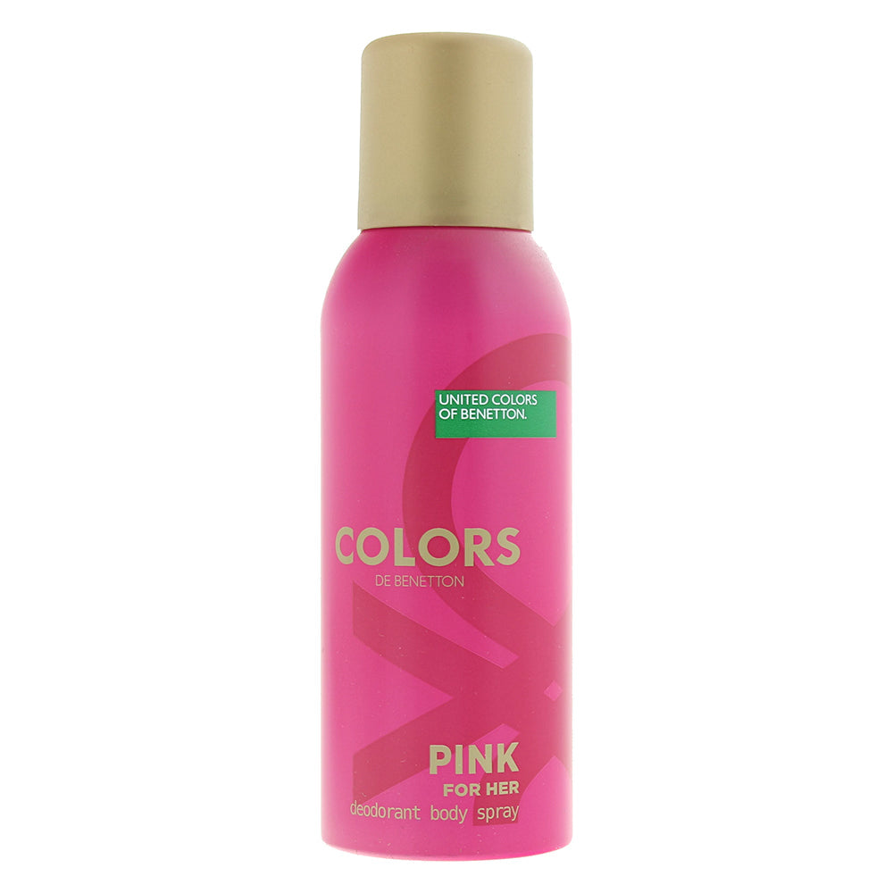Benetton Colours De Benetton Pink Deodorant Spray 150ml - TJ Hughes