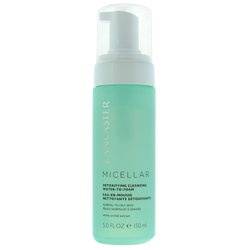 Lancaster Micellar Detoxifying Cleansing Water-To-Foam Normal To Oily Skin Cleansing Foam 150ml  | TJ Hughes