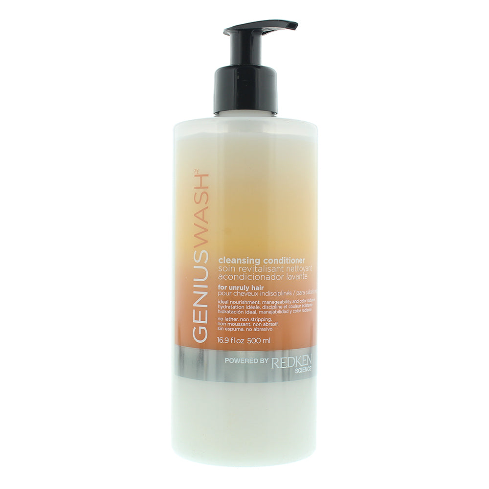 Redken Genius Wash Cleansing For Unruly Hair Conditioner 500ml - TJ Hughes
