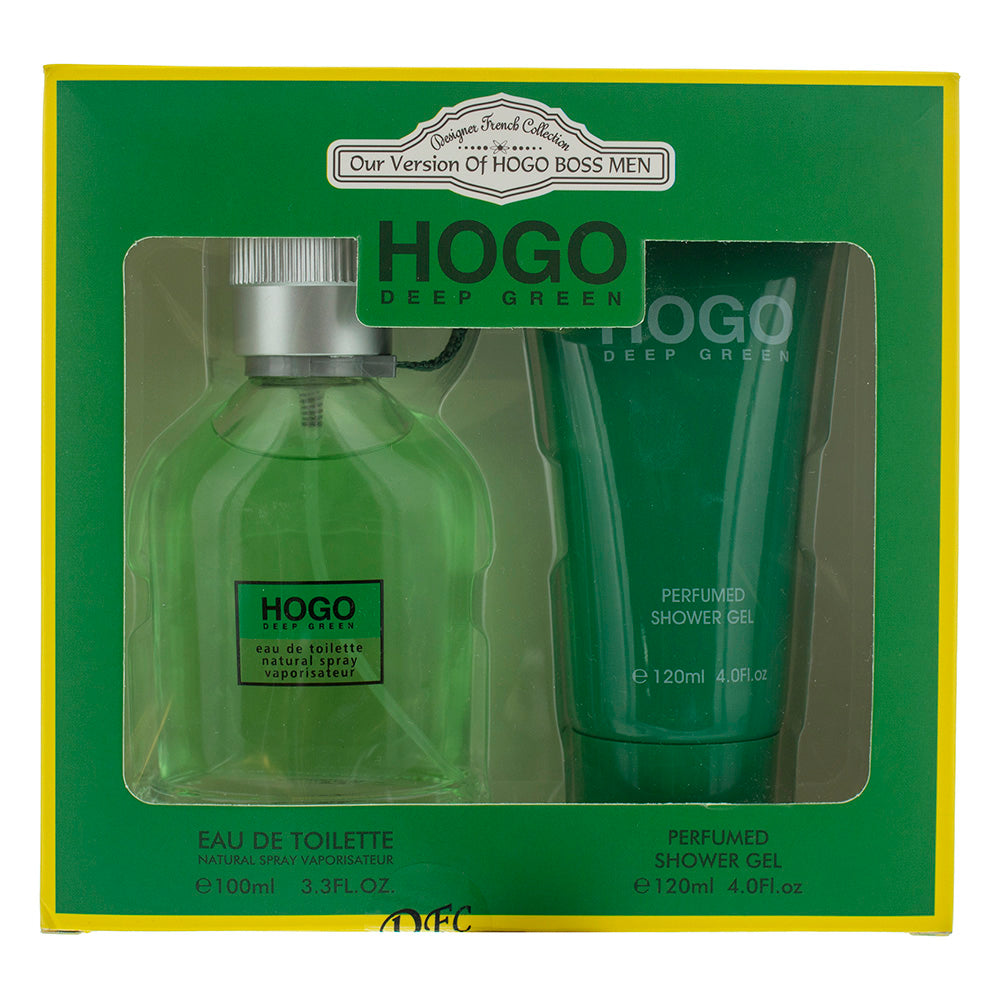 Designer French Collection Hogo Deep Green Eau de Toilette 2 Pieces Gift Set  | TJ Hughes