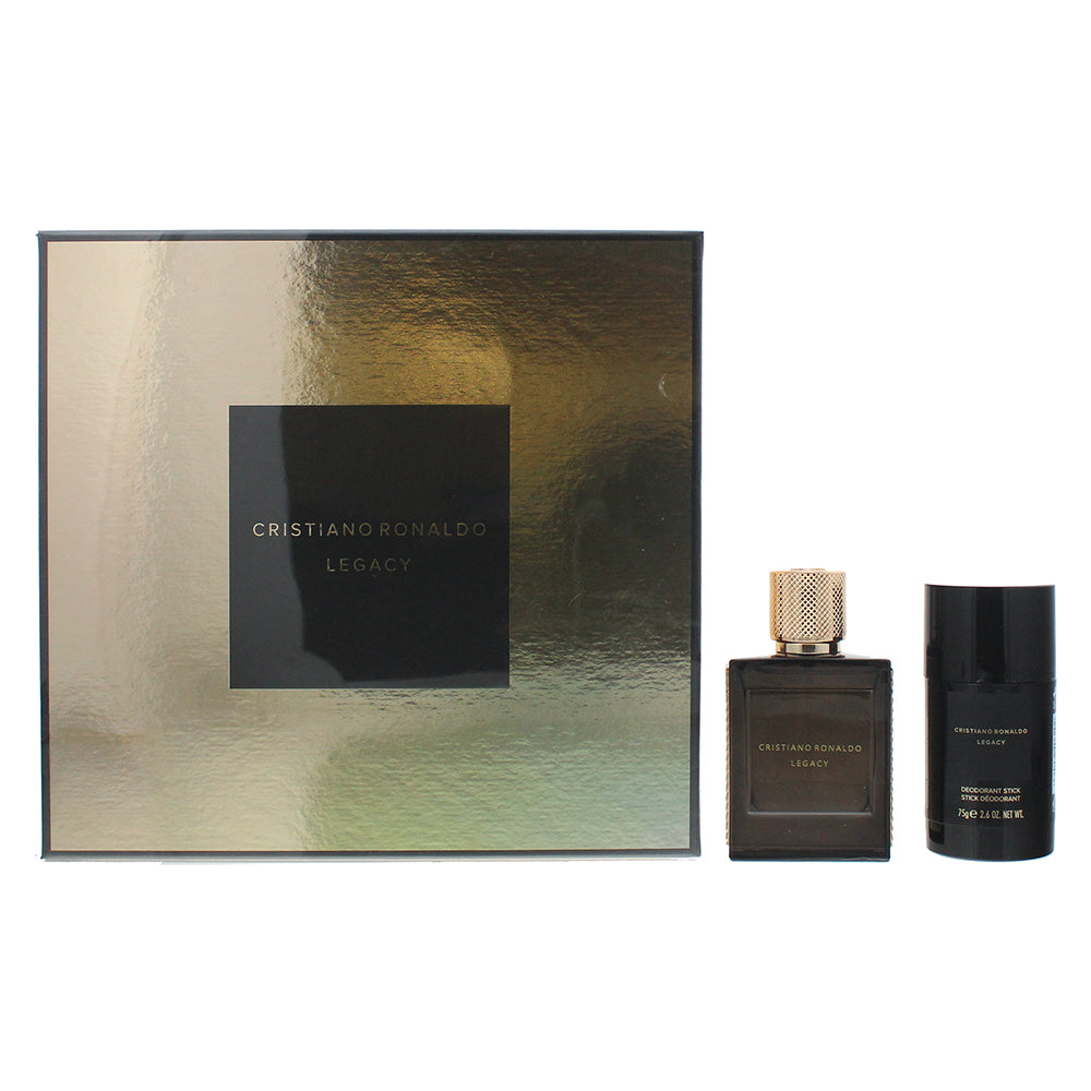 Cristiano Ronaldo Legacy Eau de Toilette 2 Pieces Gift Set 50ml For Him  | TJ Hughes