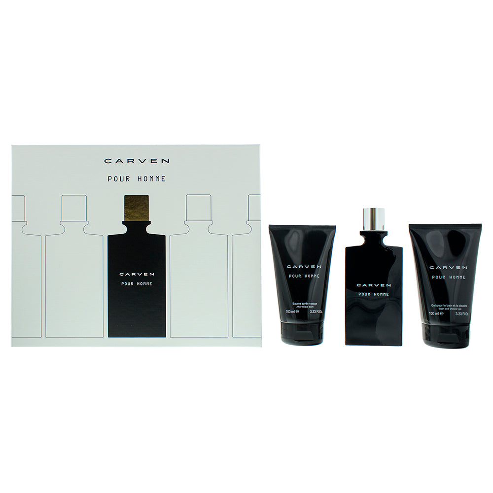 Carven Pour Homme Eau de Toilette 3 Pieces Gift Set