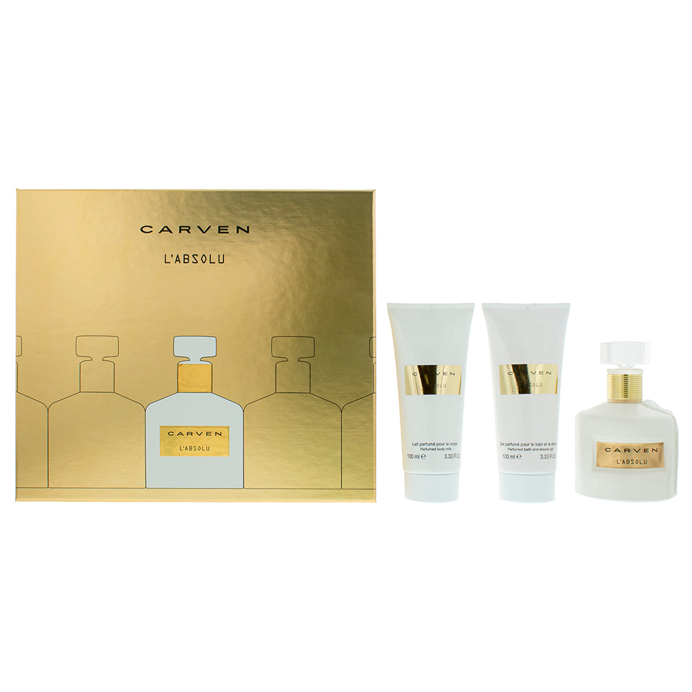 Carven L'absolu Eau de Parfum 3 Pieces Gift Set