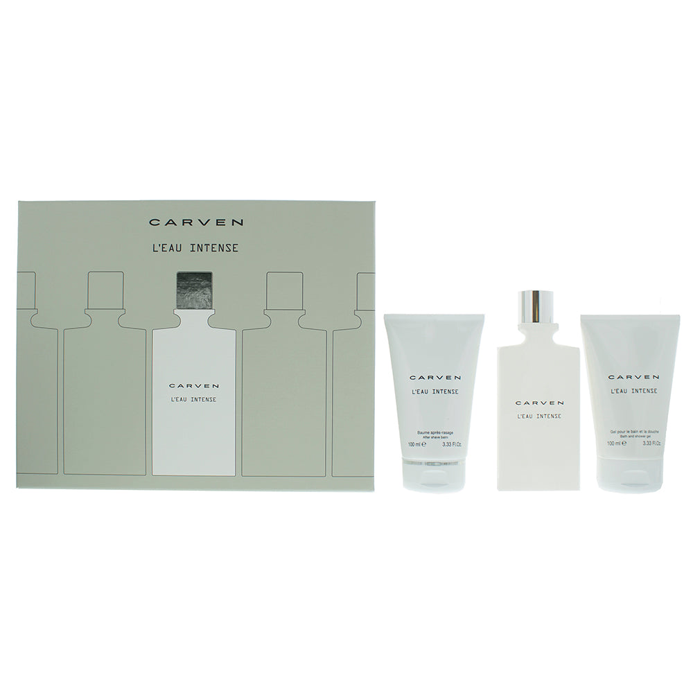 Carven L’eau Intense Eau de Toilette 3 Pieces Gift Set  | TJ Hughes