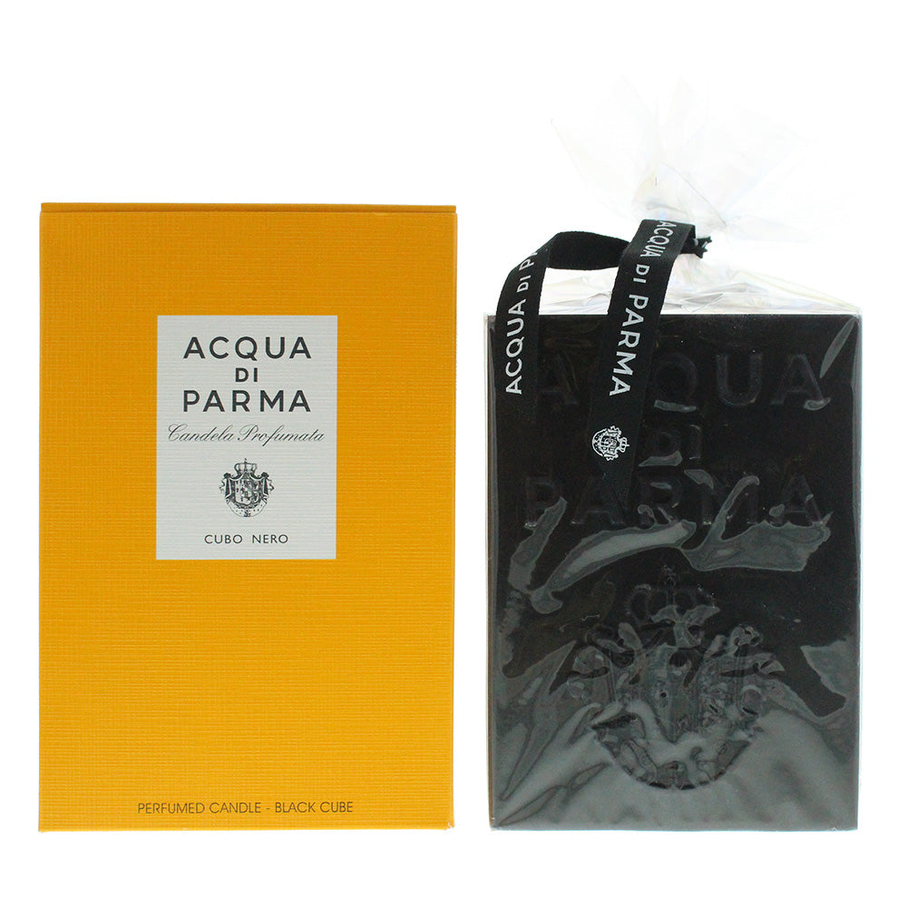 Acqua Di Parma Black Cube Amber Candle 1000g  | TJ Hughes
