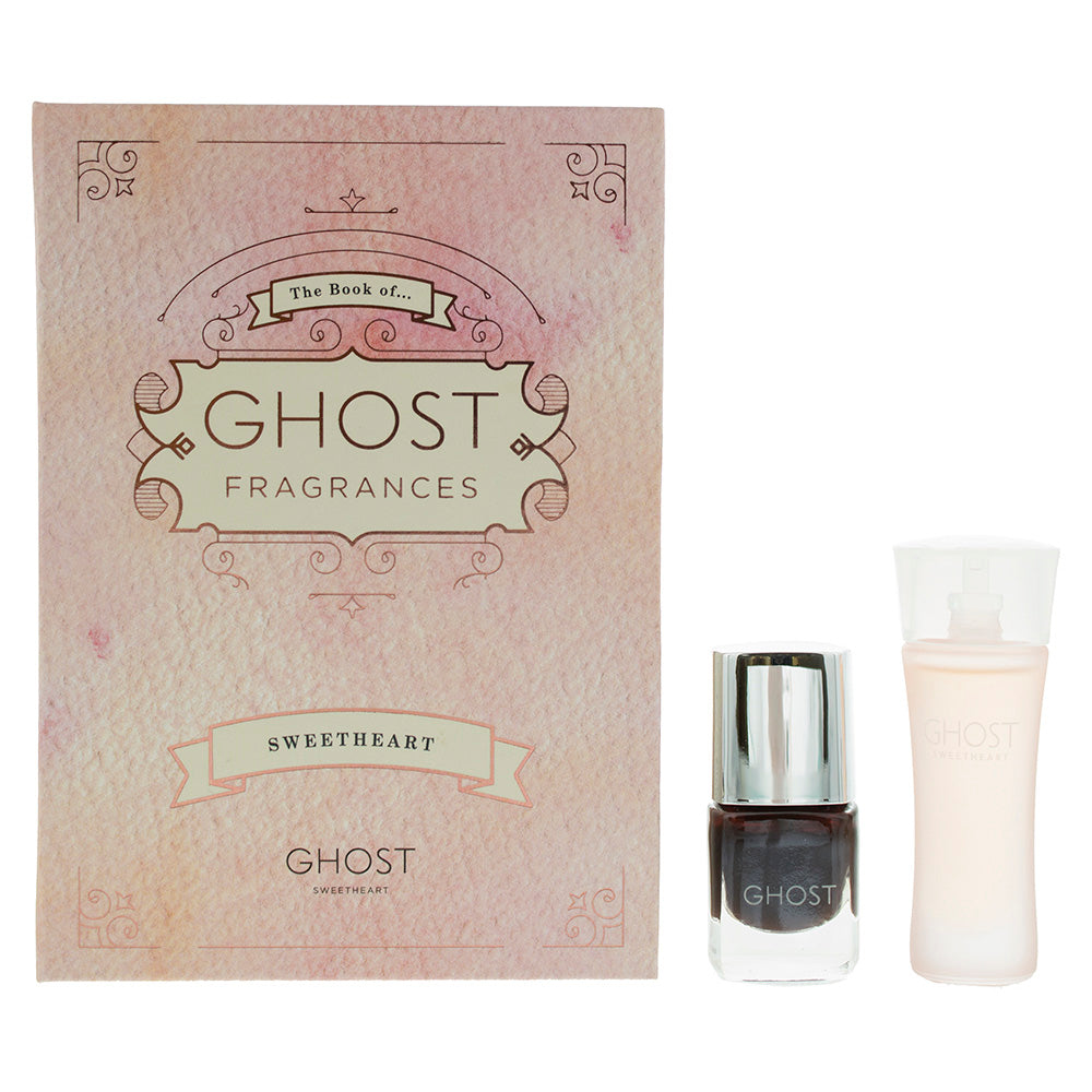 Ghost Sweetheart Eau De Toilette 2 Piece Gift Set: Eau de Toilette 5ml - Deep Plum Nail Polish 5ml