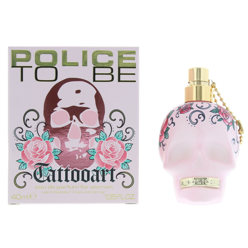 Police To Be Tattooart For Woman Eau de Toilette 40ml  | TJ Hughes