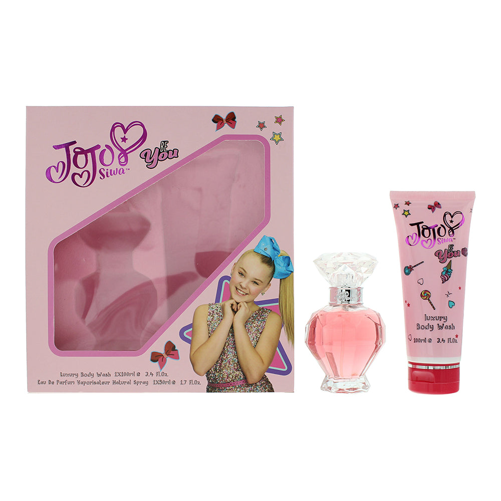 JoJo Siwa Be You Eau de Parfum 2 Pieces Gift Set : Eau de Parfum 50ml - Body Was  | TJ Hughes