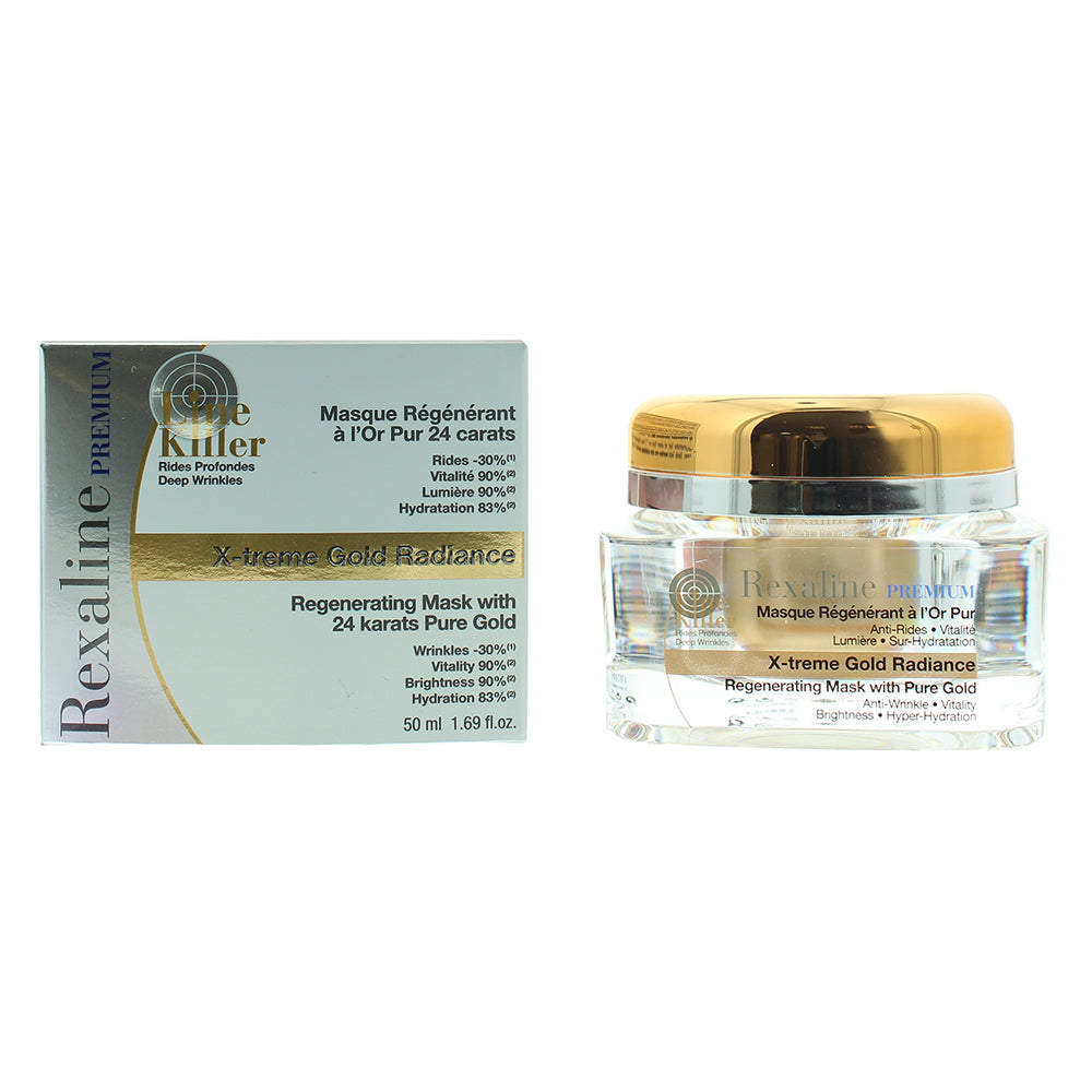 Rexaline Premium X-treme Gold Radiance Regenerating Mask With Pure Gold 50ml  | TJ Hughes