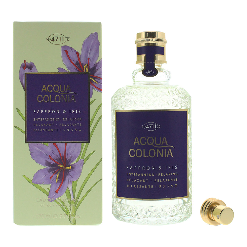 4711 Acqua Colonia Saffron  Iris Eau de Cologne 170ml - TJ Hughes