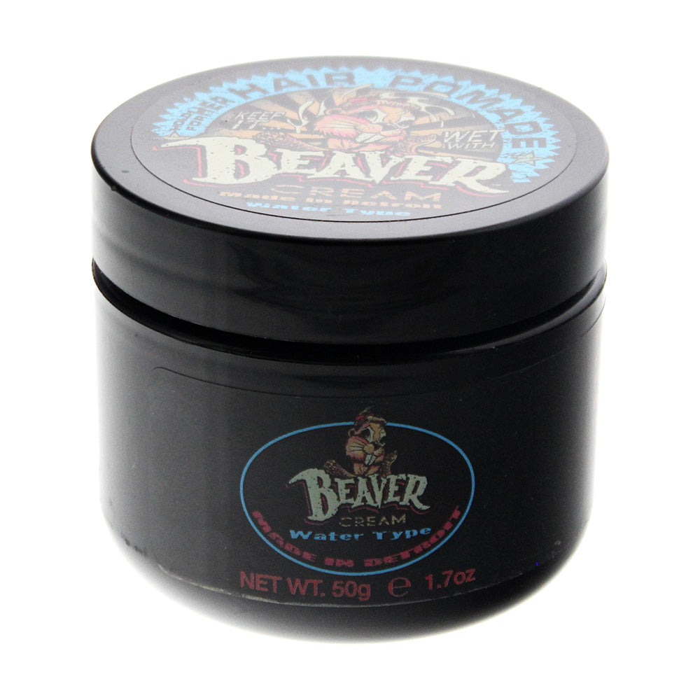 Cock Grease Beaver Water Base Pomade 50G - TJ Hughes