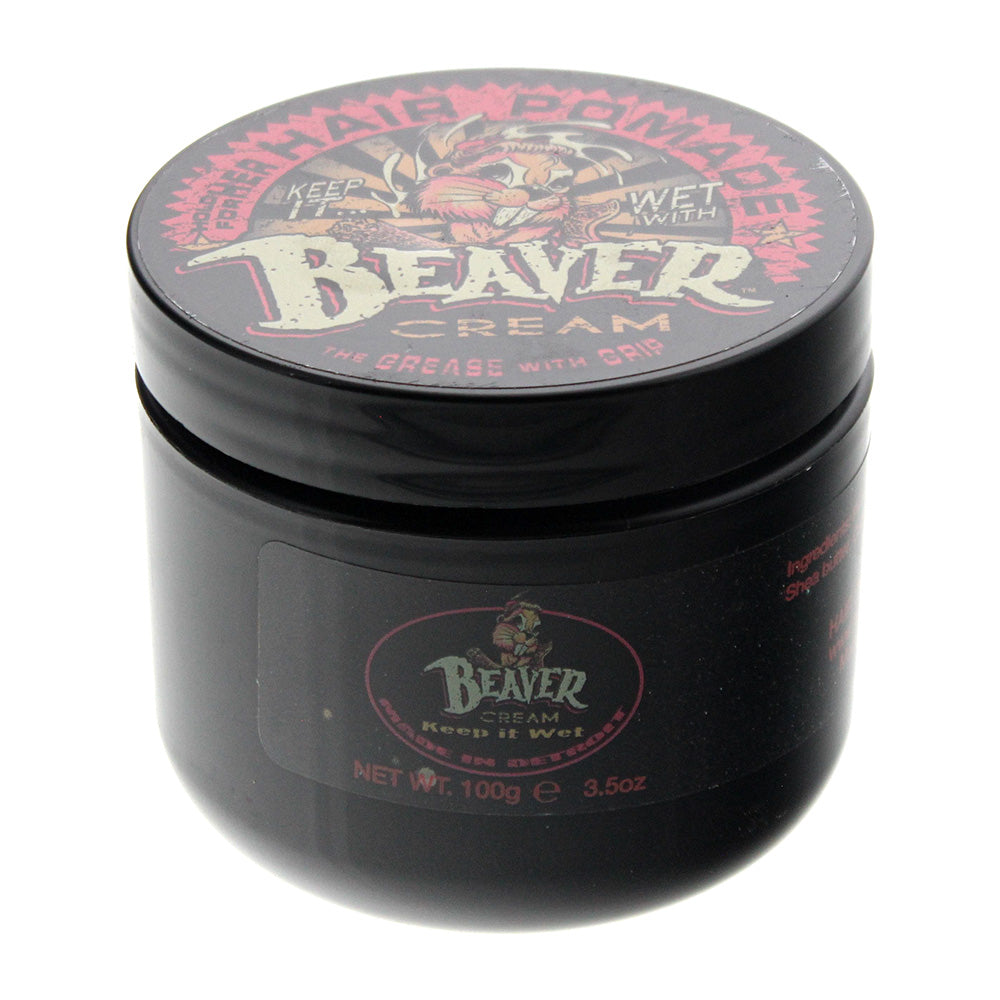 Cock Grease Beaver Oil Base Pomade 100G - TJ Hughes