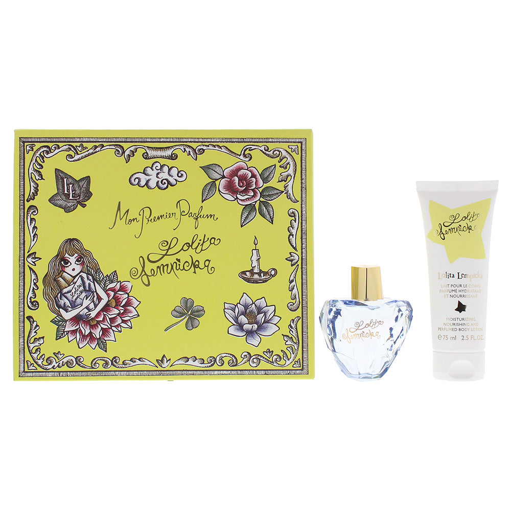 Lolita Lempicka Mon Premier 2 Piece Gift Set: Eau De Parfum 50ml - Body Lotion 75ml  | TJ Hughes