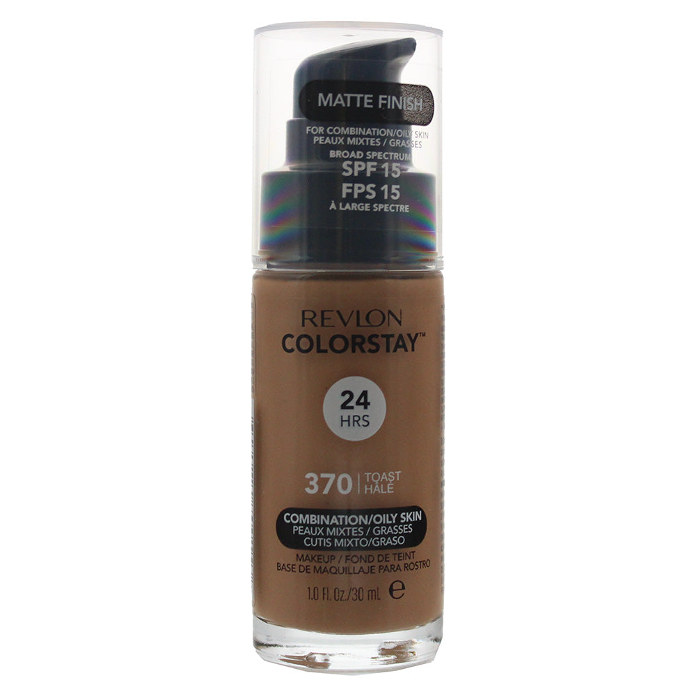 Revlon Colorstay Makeup Combination/Oily Skin Spf 15 370 Toast Foundation 30ml For Her
