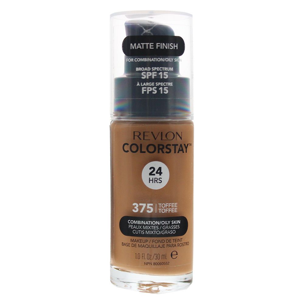 Revlon Colorstay Makeup Combination/Oily Skin Spf 15 375 Toffee Foundation 30ml