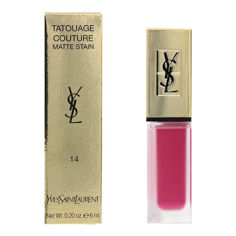 Yves Saint Laurent Tatouage Couture N14 Decadent Fushia Liquid Lipstick 6ml  | TJ Hughes