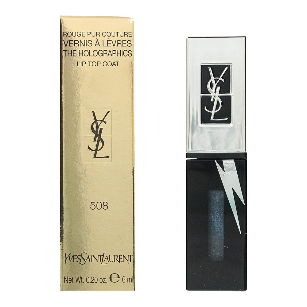 Yves Saint Laurent The Holographics #508 Black Liquid Lipstick Glossy Stain 6ml  | TJ Hughes