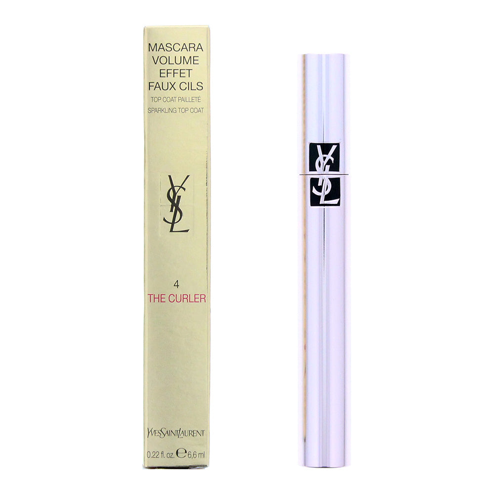 Yves Saint Laurent The Curler Silver Top Coat Mascara 6.6ml  | TJ Hughes