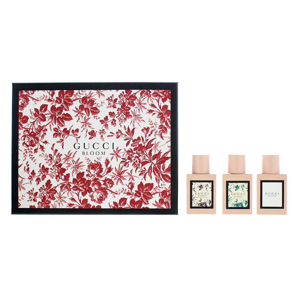 Gucci 3 Piece Gift Set: Bloom Eau De Parfum 30ml - Bloom Acqua Di Fiori Eau De Toilette 30ml - Bloom Nettare Di Fiori Eau De Parfum 30ml