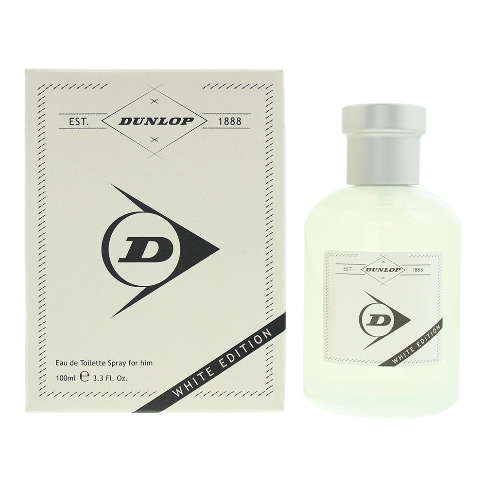 Dunlop White Edition Eau De Toilette 100ml - TJ Hughes