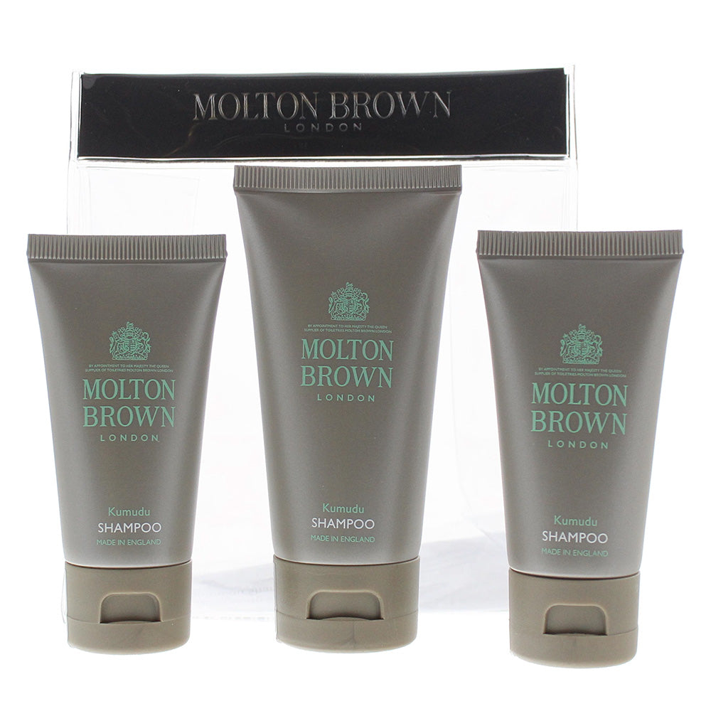 Molton Brown Kumudu 3 Piece Gift Set: 2 x Shampoo 30ml - Shampoo 50ml